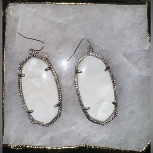 Kendra Scott - Elle Silver Drop Earrings